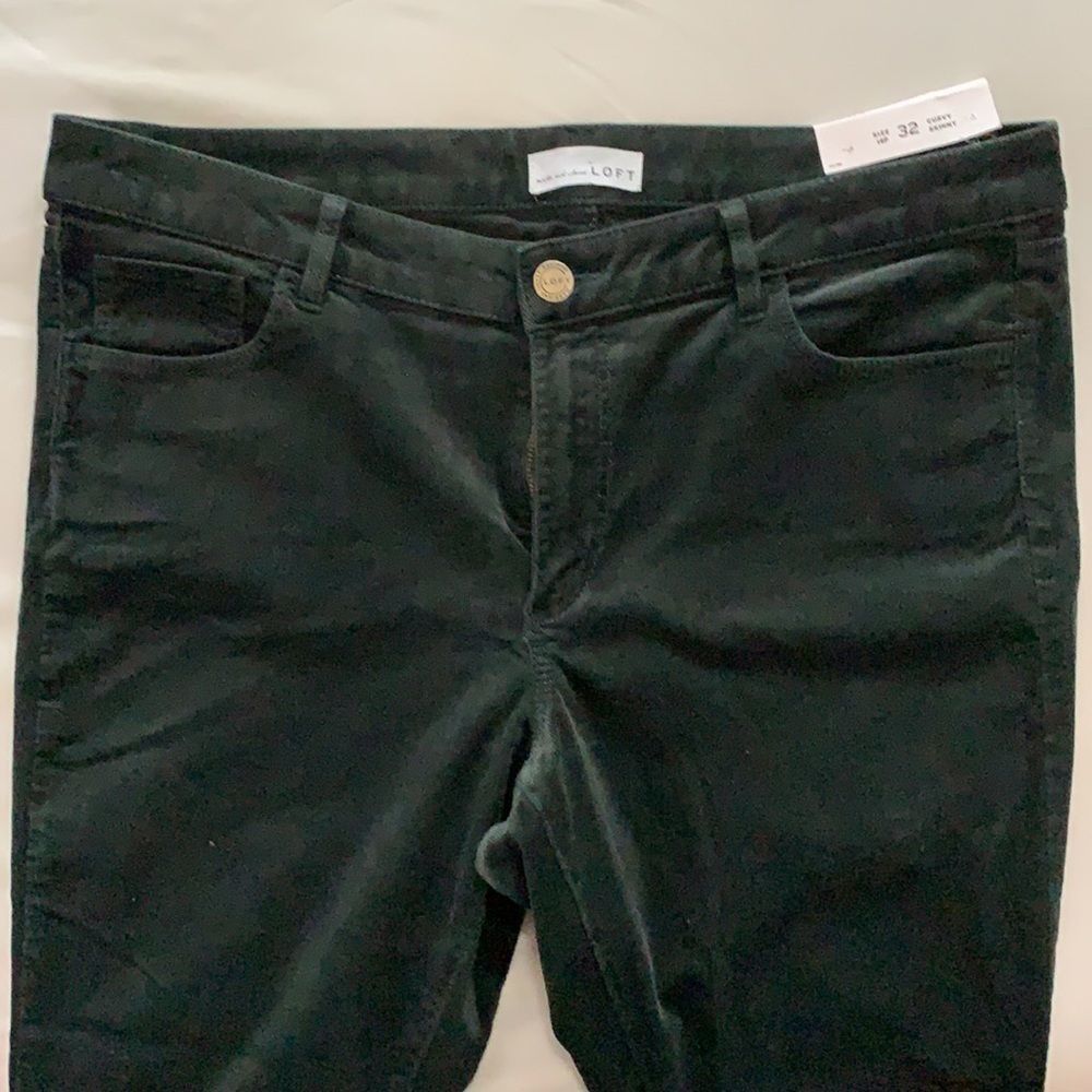 Loft Womens Brushed Corduroy Capri Jeans Plus Size 14